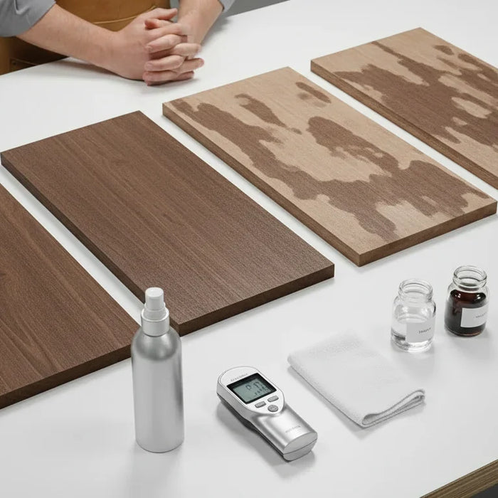 Water popping: when, why and how to raise the grain before staining