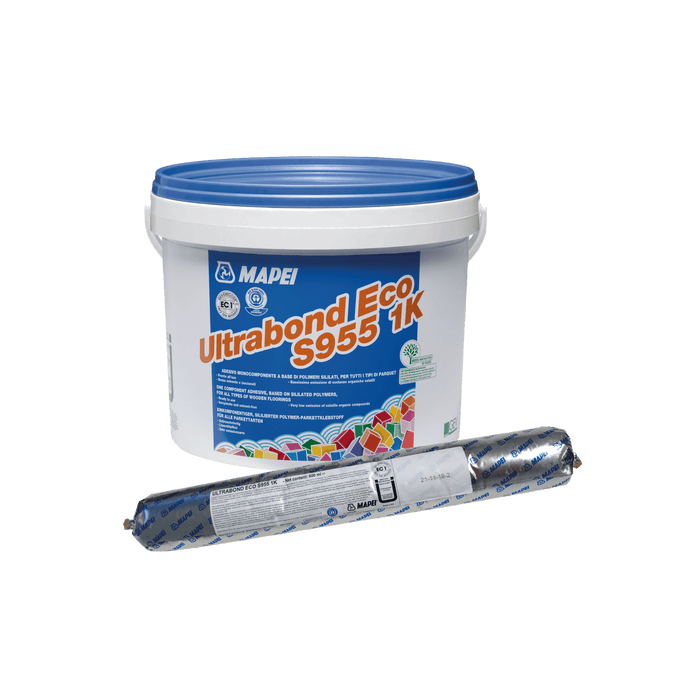 Mapei Ultrabond Eco S955 1K - 15Kg Bucket + 600ml Sausage