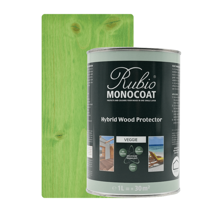 Rubio Monocoat Hybrid Wood Protector Veggie - exterior oil colour swatch