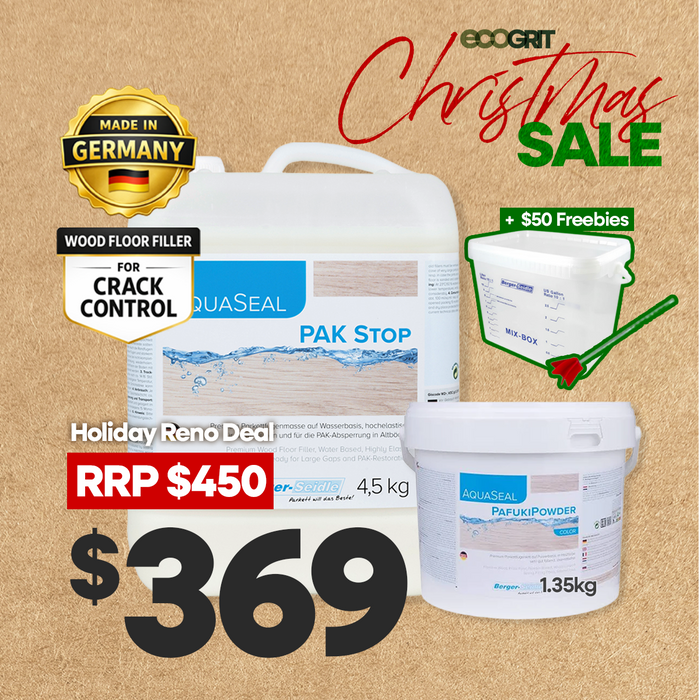 Berger-Seidle PAK-Stop (High Elastic Trowel Filler) 4.5 kg + Pafuki Powder 1.35 kg (30% Mix Ratio) Christmas x Year-End Deal