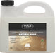 Woca Natural Wood Soap cleans and nourishes oiled wood floors; emollients from soy beans and coconut oils retain moisture and form an invisible protective layer.