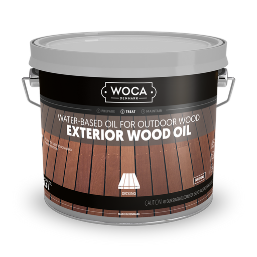 Premium oil finish from Woca enhances and protects wood floors and furniture, offering a durable and natural-looking finish.