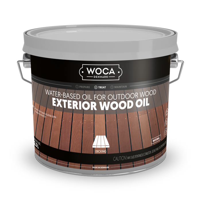 Premium oil finish from Woca enhances and protects wood floors and furniture, offering a durable and natural-looking finish.