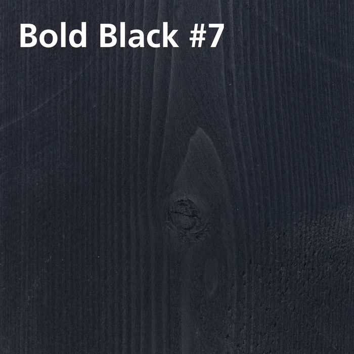 Rubio Monocoat WoodCream Bold Black #7 - exterior wood cream colour swatch