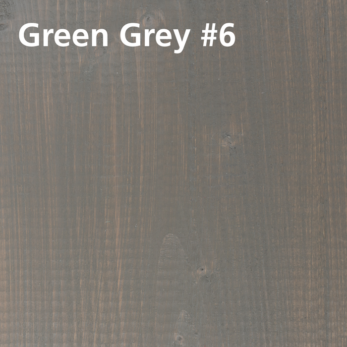 Rubio Monocoat WoodCream Green Grey #6 - exterior wood cream colour swatch
