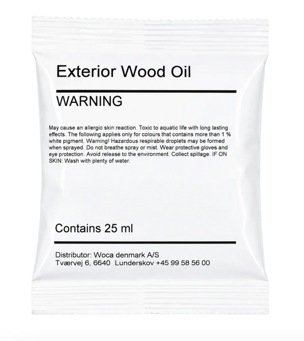 Woca Exterior Wood Oil Samples Pack 25ml