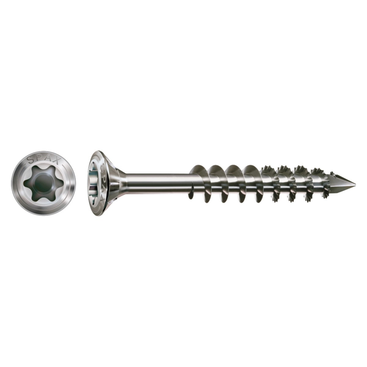 SPAX Facade Screw Standard A2 5x90mm — Cladding Fastener — EcoGrit